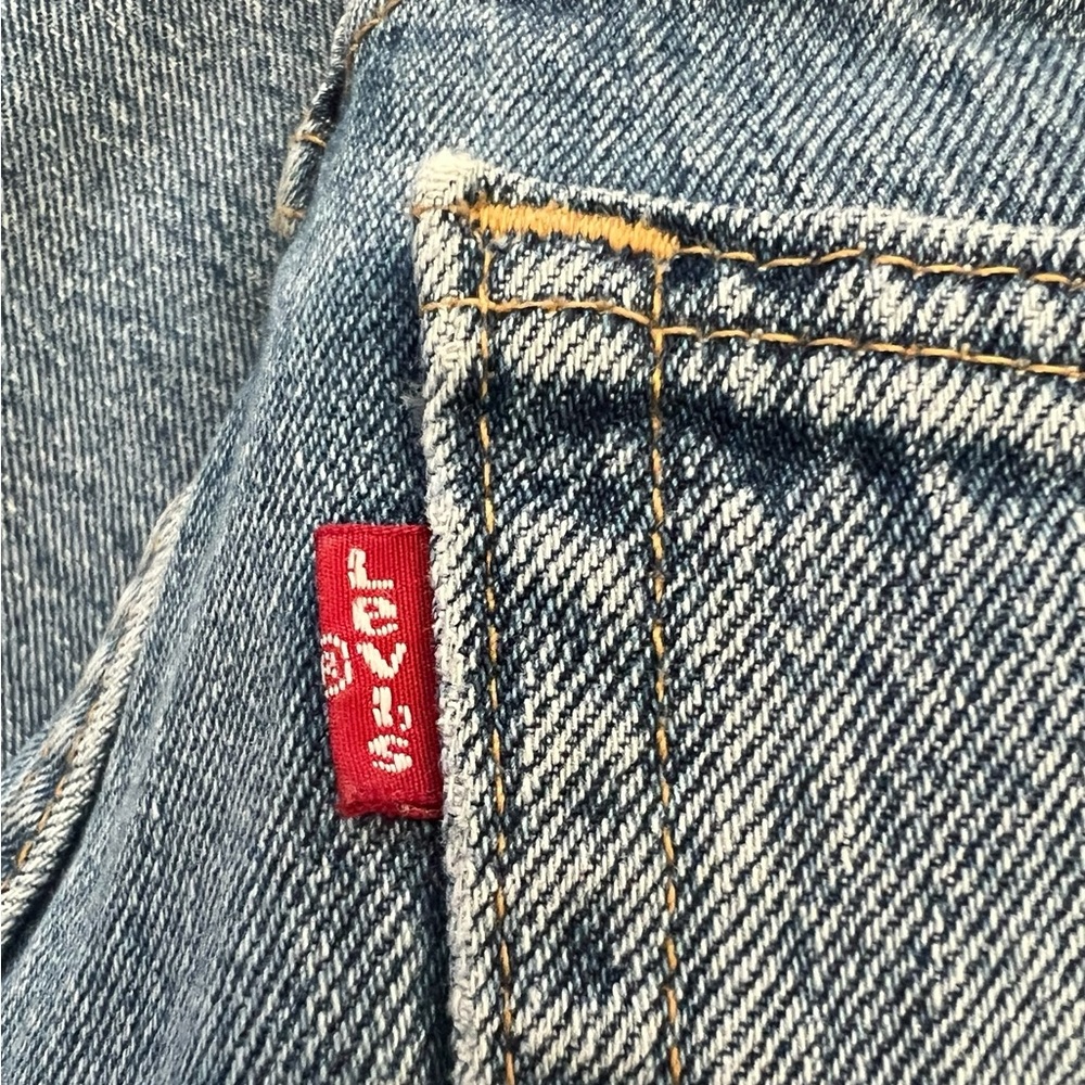 Levi's Blue Men's 505 Jeans size 32x29 great condition no holes or fray - Picture 3 of 6